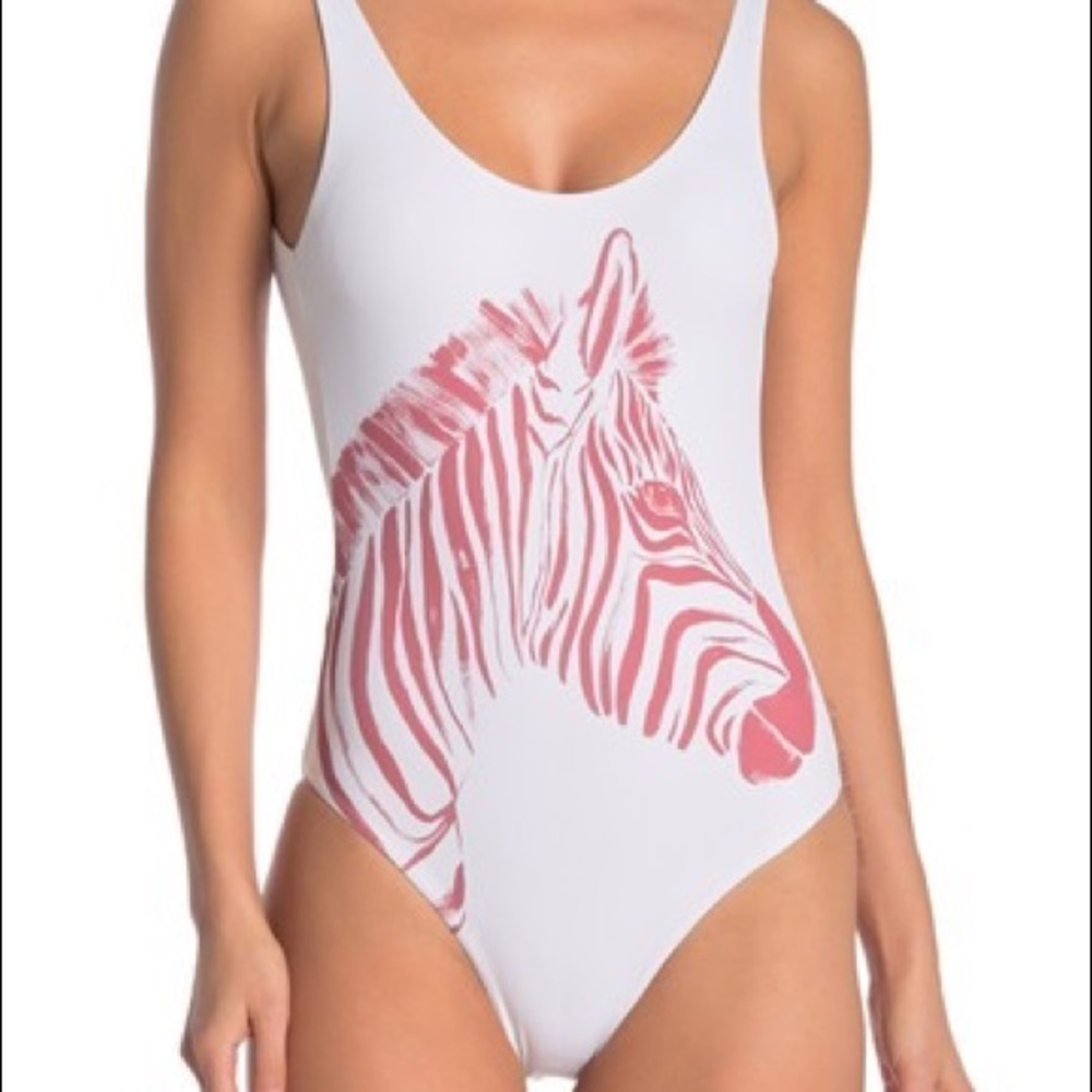 Onia NWT Rachel zebra print swimsuit🩱🌴😍